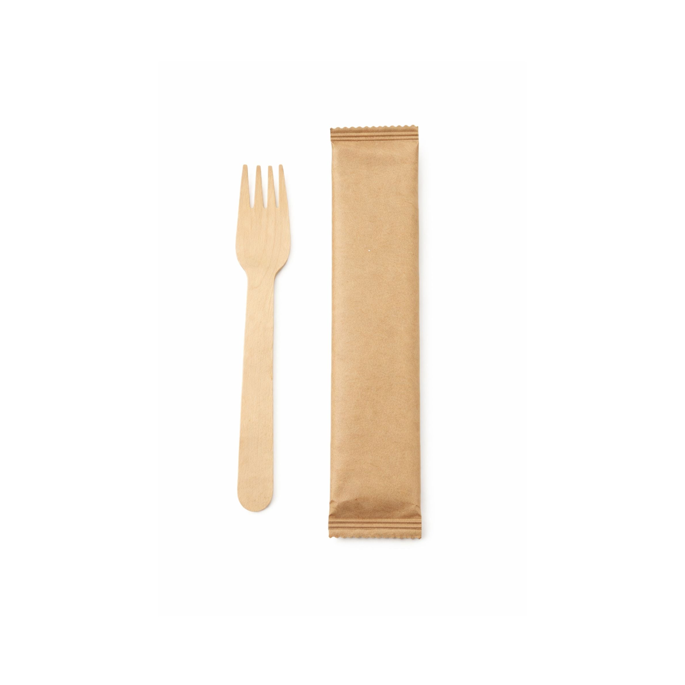 Paper Wrapped Wooden Forks