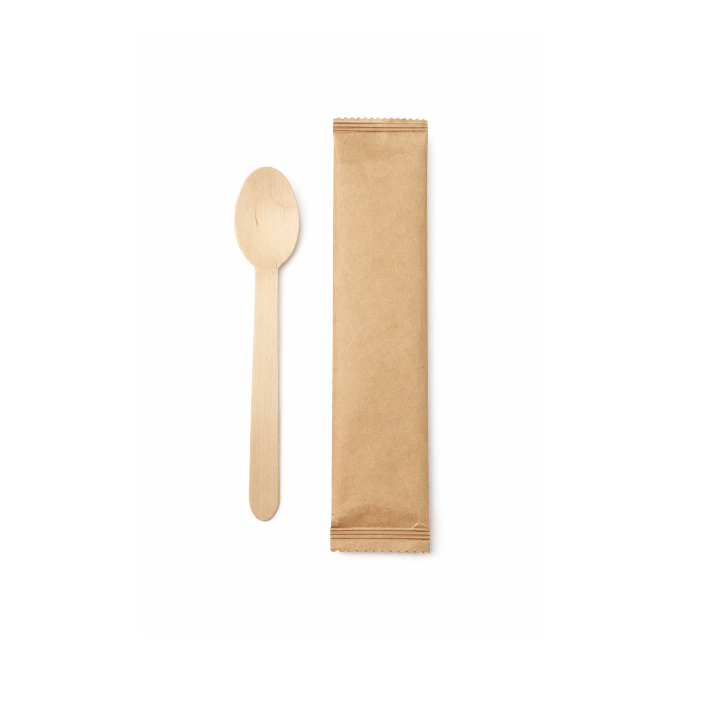 Paper Wrapped Wooden Spoons