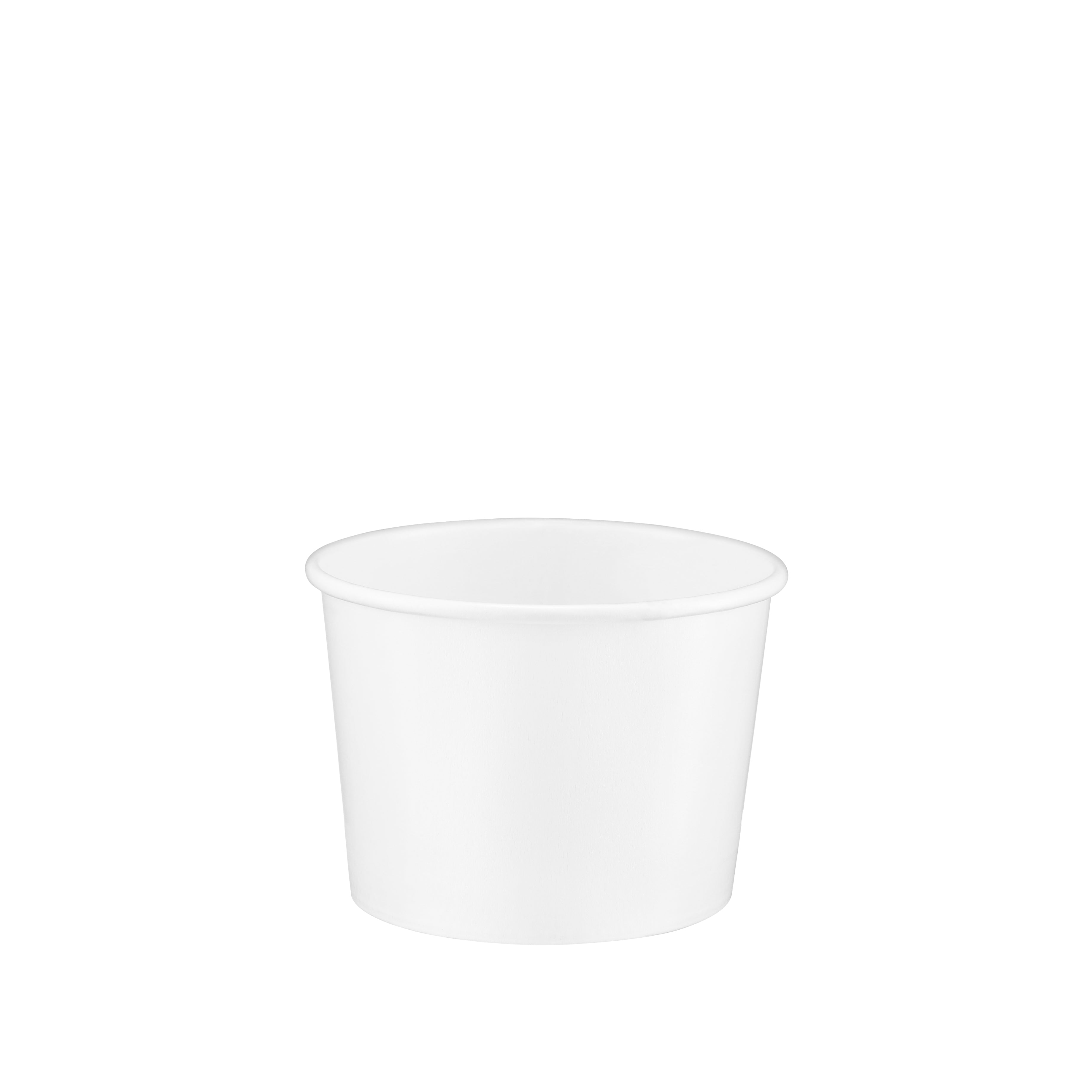 White Soup Containers 8oz