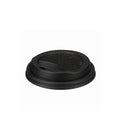 Black CPLA Sip-through Lids For 12 - 16oz