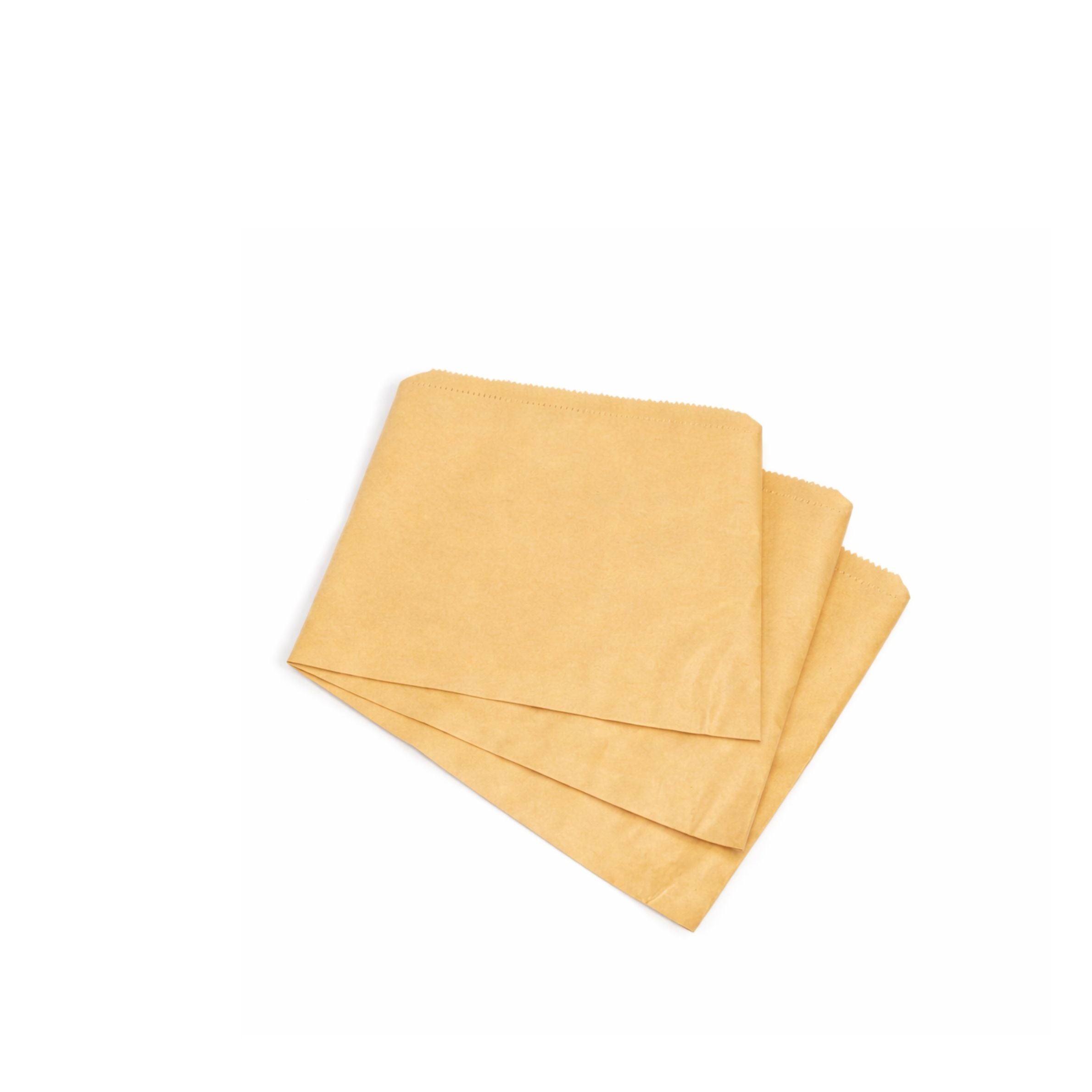 Kraft Greaseproof Bags 7 x 7"