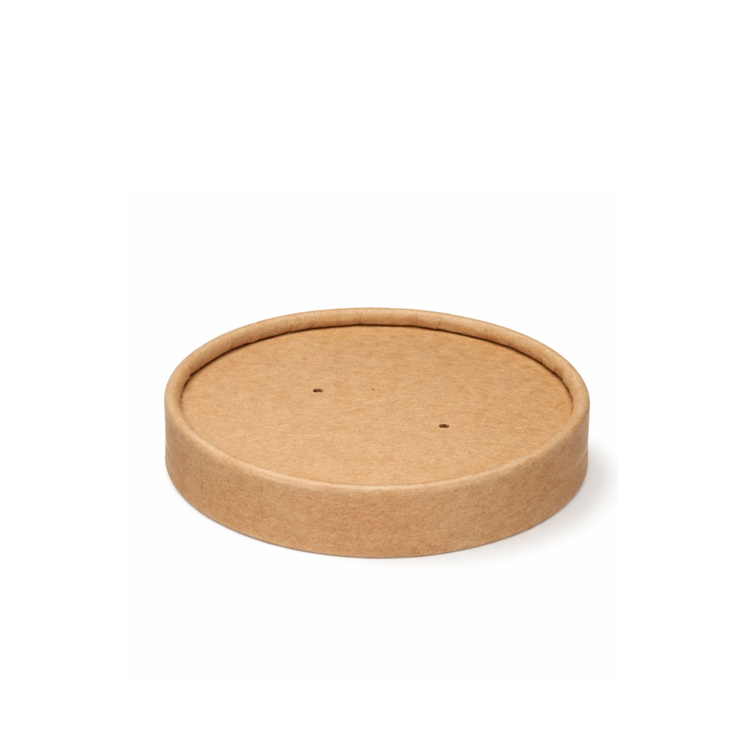Kraft Paper Vented Lids 118mm