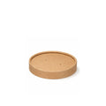 Kraft Paper Vented Lids 90mm