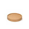 Kraft Paper Vented Lids 98mm