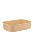 Kraft Rectangular Bowls 500ml