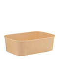 Kraft Rectangular Bowls 650ml