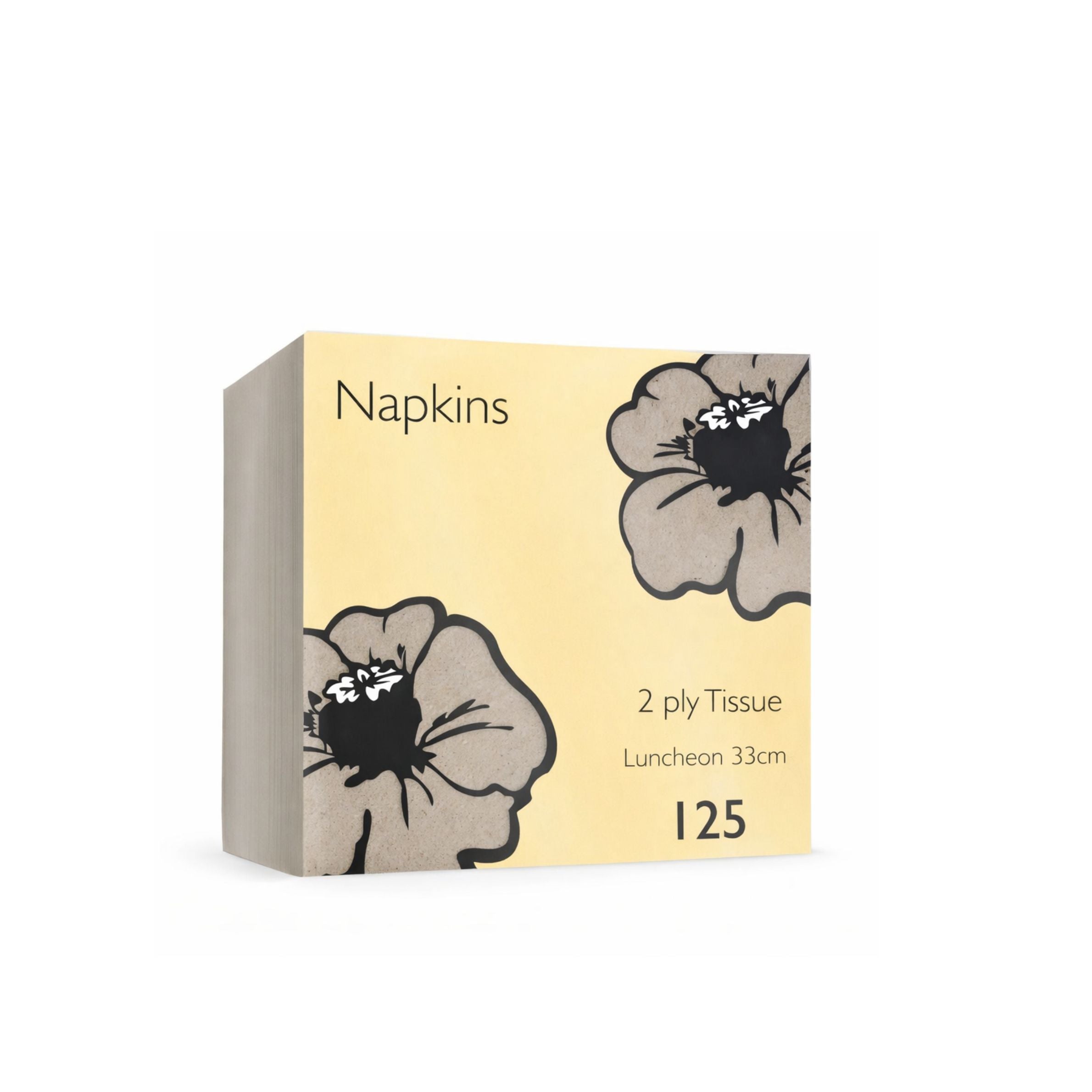 Kraft Recycled 1 Ply 30cm Kraft Napkins
