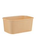 Kraft Rectangular Bowls 1000ml
