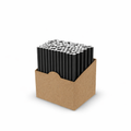 Black Paper Straws 5.5"