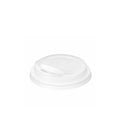 White CPLA Sip-through Lids For 6 - 8oz