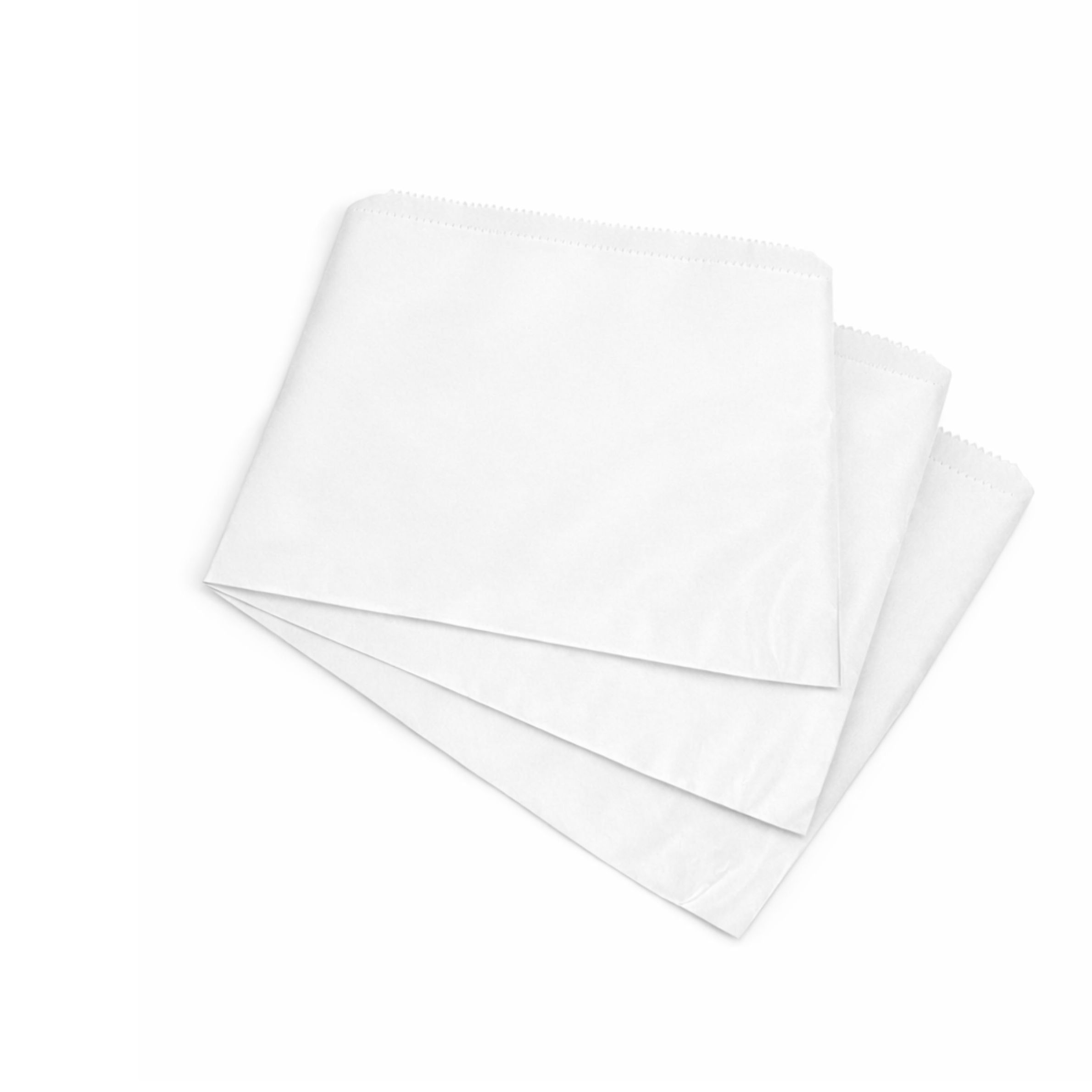 White Greaseproof Bags 10 x 10"