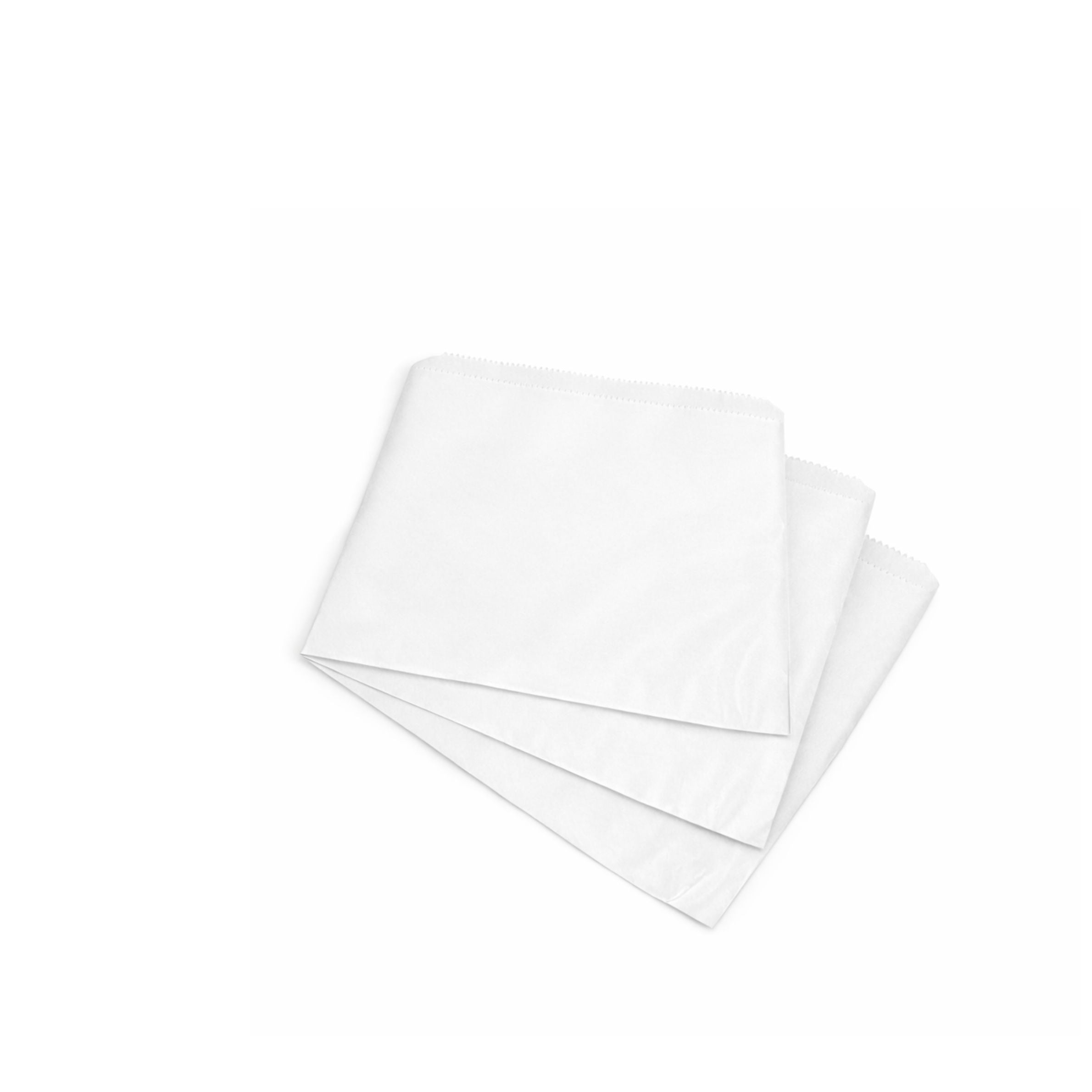 White Greaseproof Bags 7 x 7"