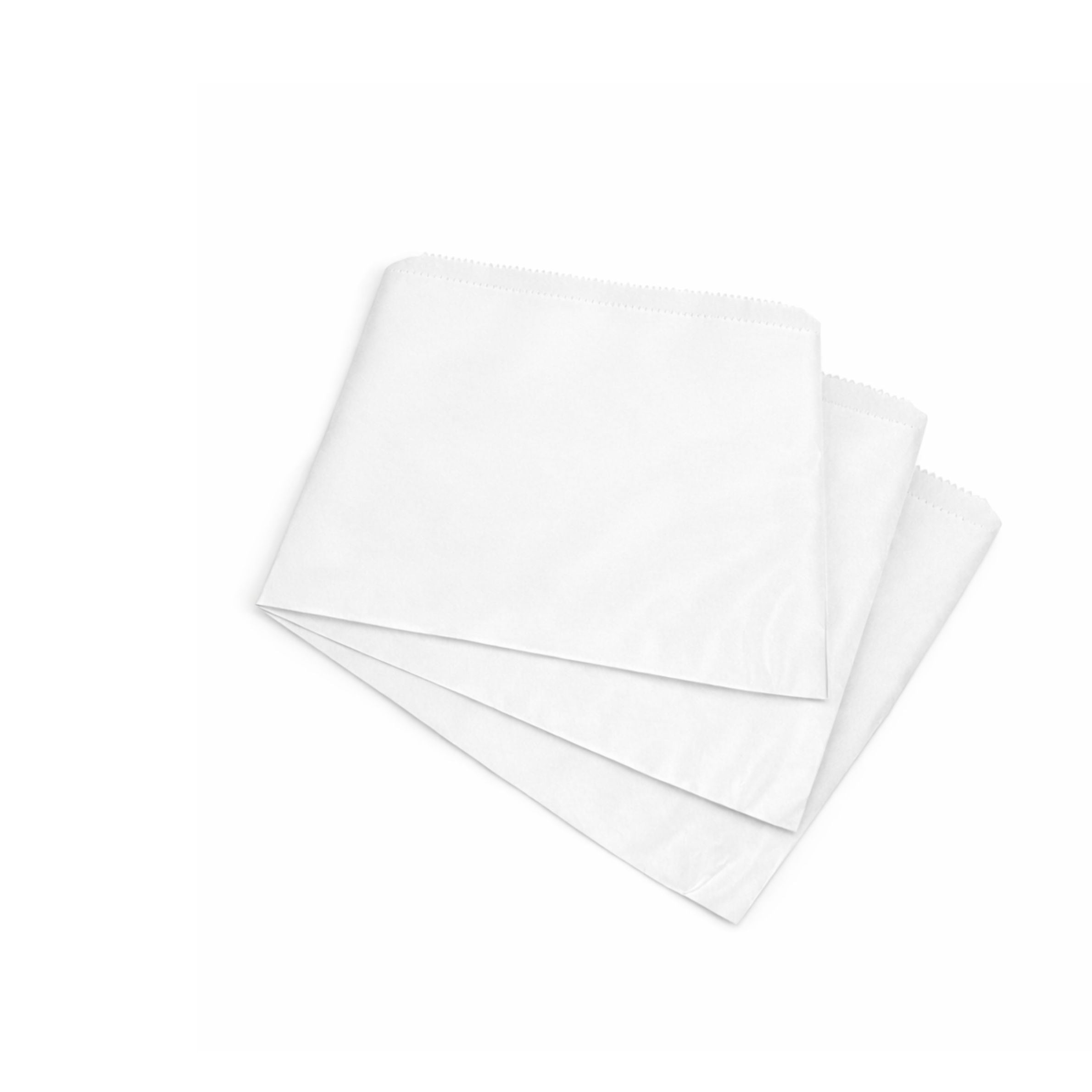 White Greaseproof Bags 8.5 x 8.5"