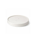 White Paper Vented Lids 118mm