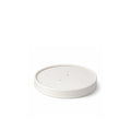 White Paper Vented Lids 90mm