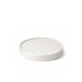 White Paper Vented Lids 98mm