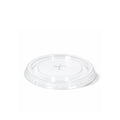 Clear Flat Lids with Straw Slot 95mm