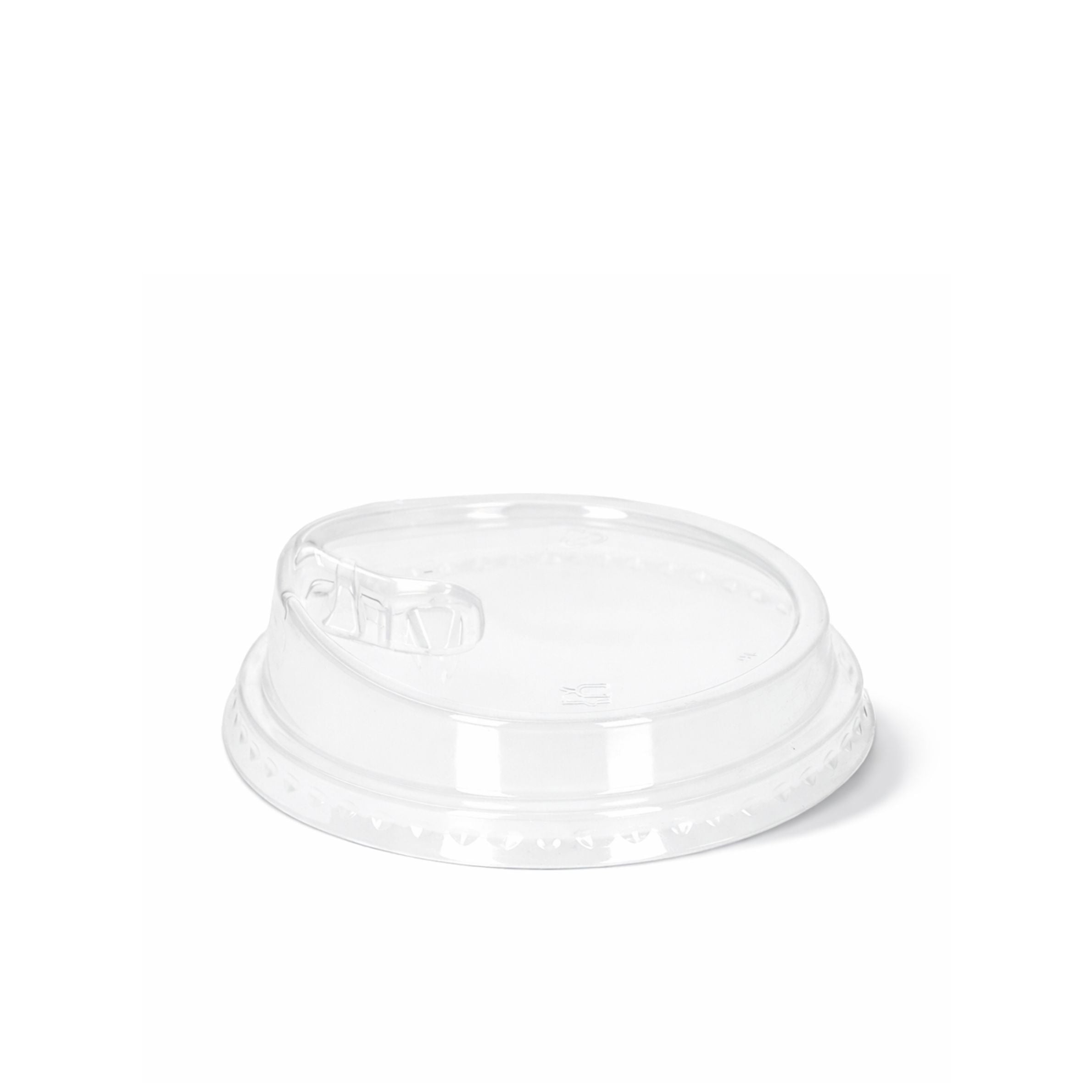 Clear rPET Strawless Sip Lids 95mm